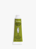 L'OCCITANE verbena-scented hand cream in a 30ml tube, UK version