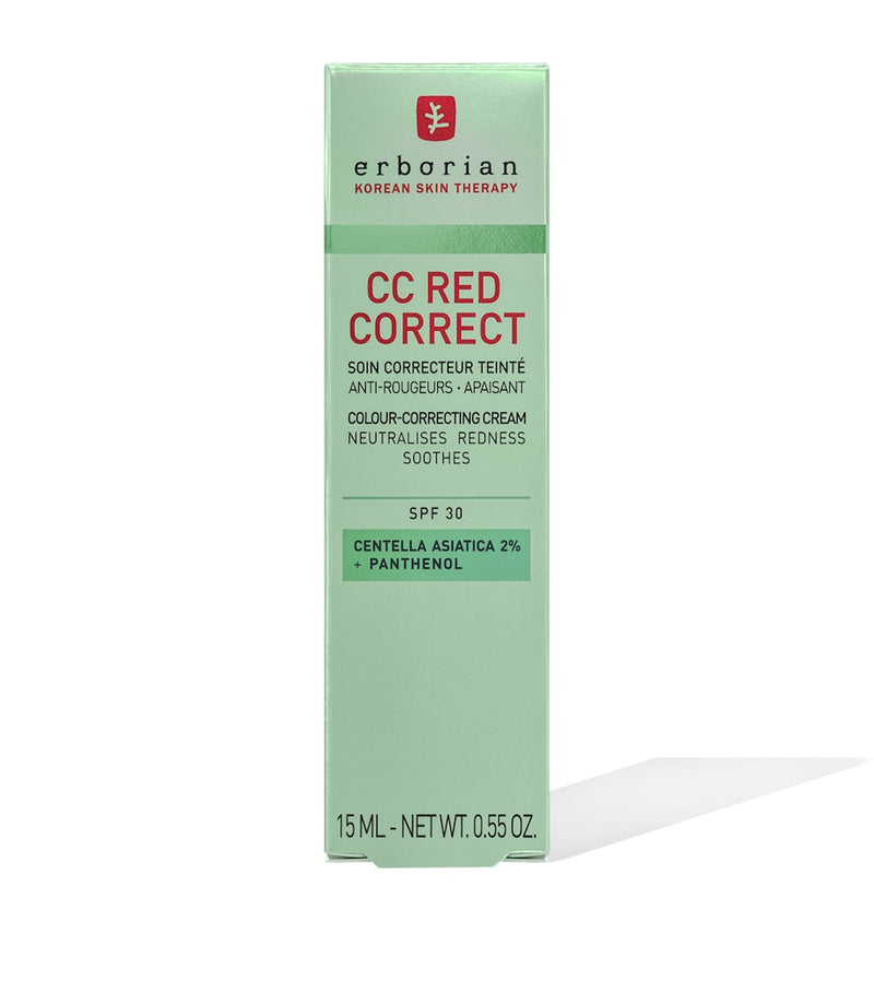 Erborian redness-correcting CC cream with SPF 30 in 15ml tube - British product