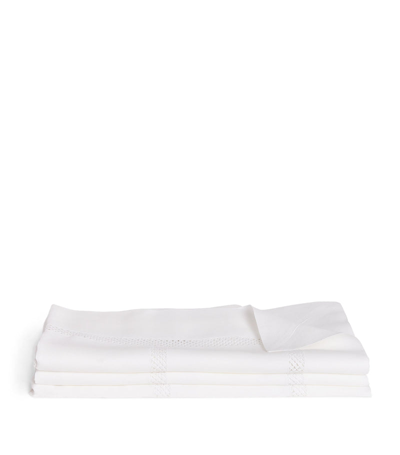 Dea Linen Embroidered Liri Tablecloth 170cm x 270cm - British product