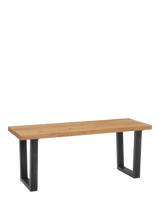 John Lewis John Lewis Calia 2-Seater Dining Bench, Solid Oak- Buy online at McGrocer