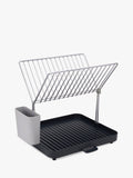 Joseph Joseph two-tier self-draining dish rack with utensil pot, UK version