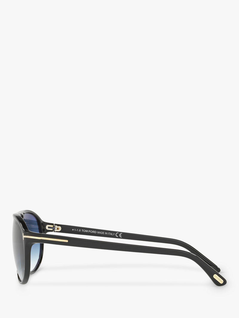 TOM FORD aviator gradient sunglasses black 60mm, imported from the UK