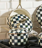 MacKenzie-Childs Courtly Check saucepan 20.5cm (British brand)