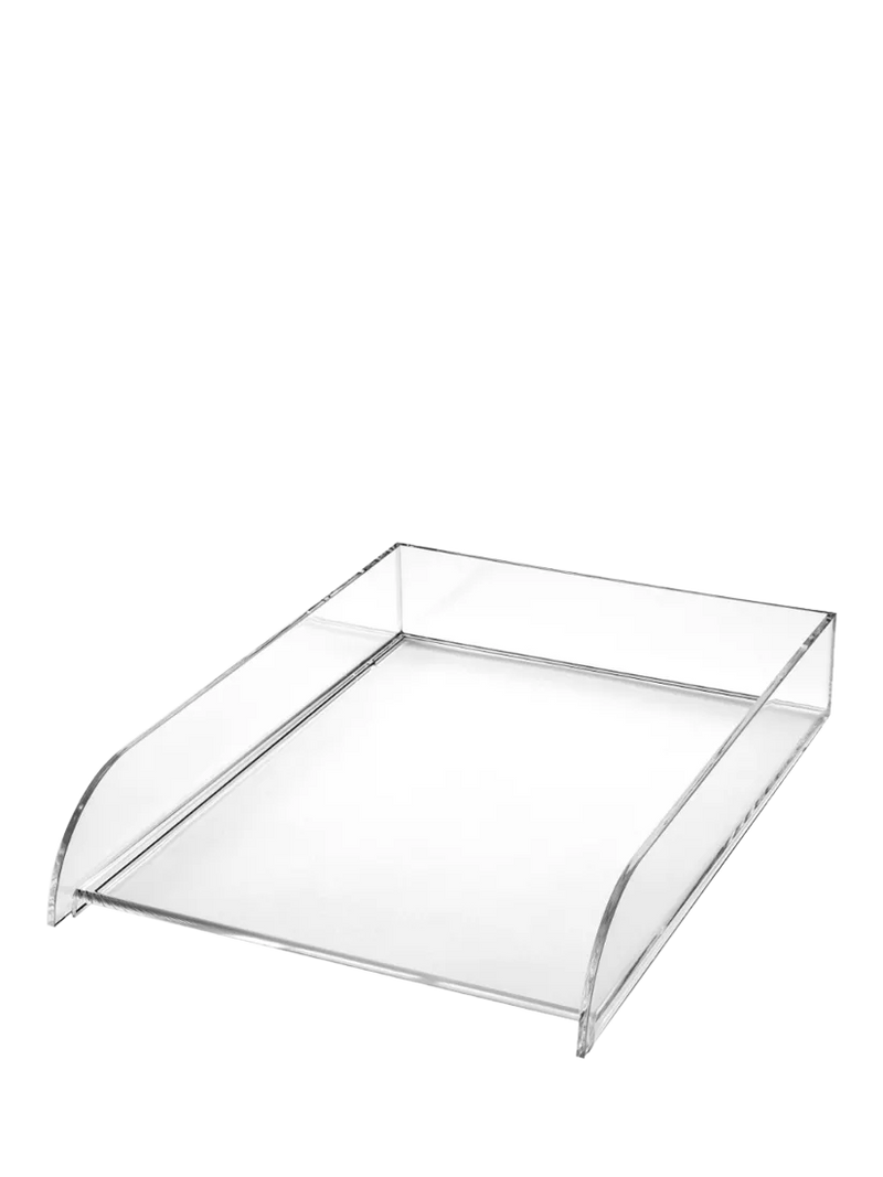 Osco clear stackable letter tray - British product