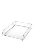 Osco clear stackable letter tray - British product