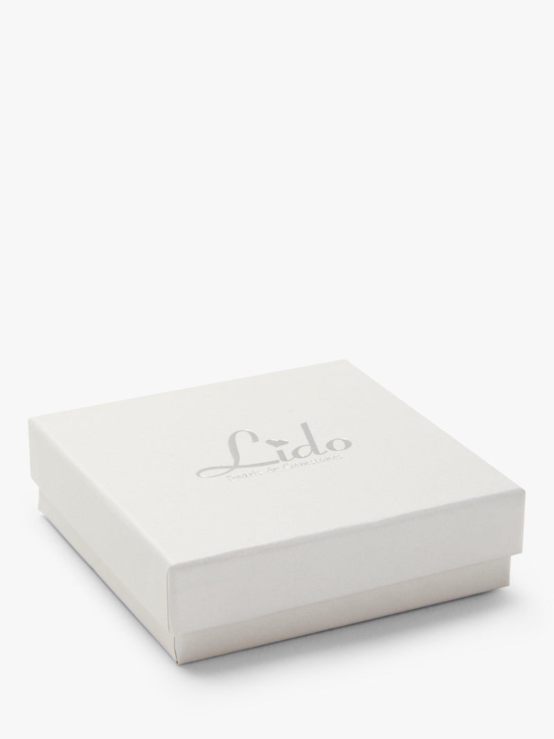 Lido leaf pearl bracelet in sterling silver (British brand)