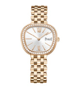 Harrods Piaget Sixtie Rose Gold and Diamond Watch 29mm- Buy online at McGrocer