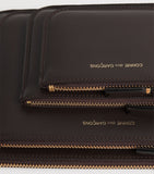Comme des Garçons medium leather outside pocket wallet, imported from the UK