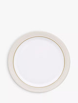 John Lewis Denby Natural Canvas Medium Stoneware Plate 22.5cm- Buy online at McGrocer