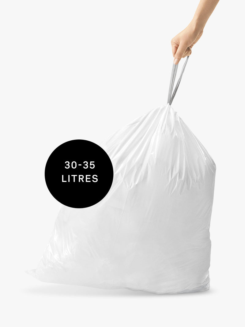 Simplehuman bin liners Code H pack of 60, UK version