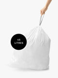 Simplehuman bin liners code M pack of 60 (British brand)