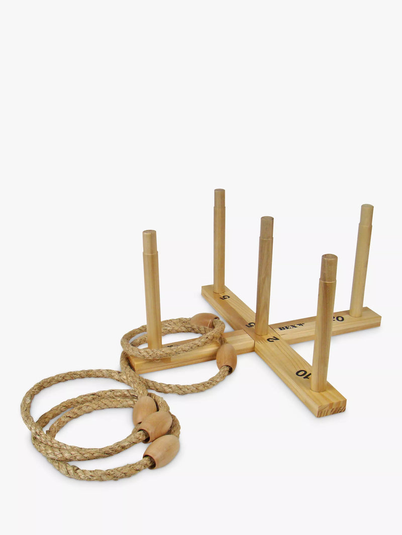 Bex Ring Toss garden game made from rubber wood - British product
