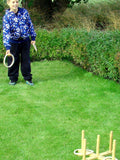 Bex Ring Toss garden game made from rubber wood - British product