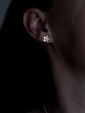Nina B sterling silver flower stud earrings, UK version