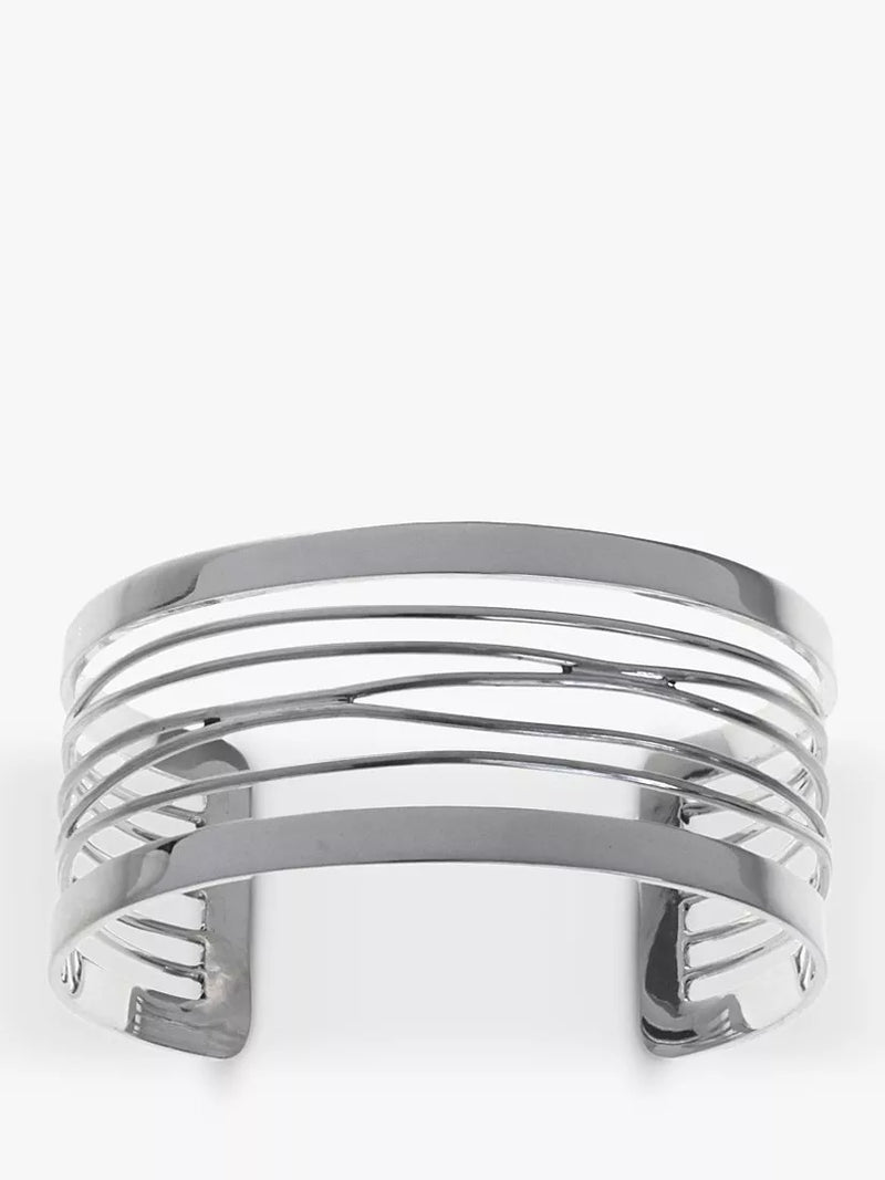 Nina B sterling silver zig zag cuff, UK version