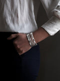 Nina B sterling silver zig zag cuff, UK version