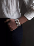 Nina B sterling silver zig zag cuff, UK version