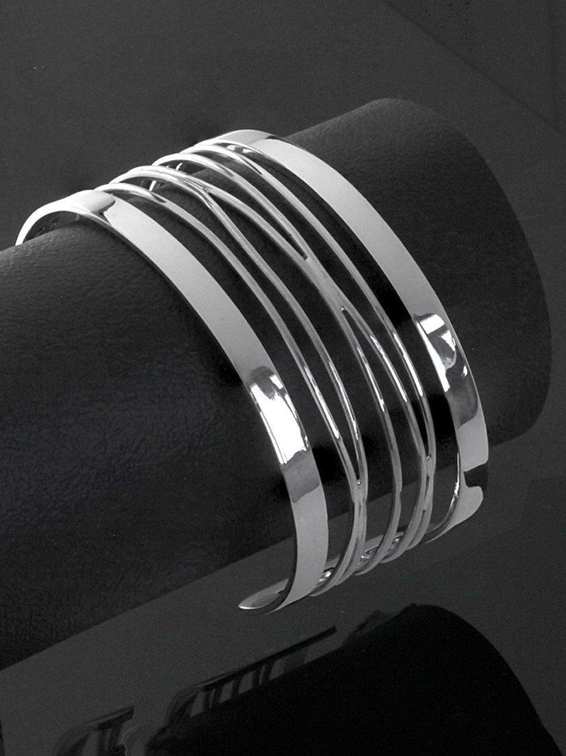 Nina B sterling silver zig zag cuff, UK version