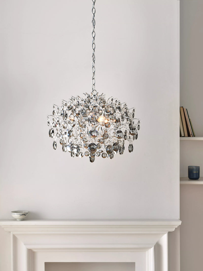 John Lewis Paris crystal pendant light, imported from the UK