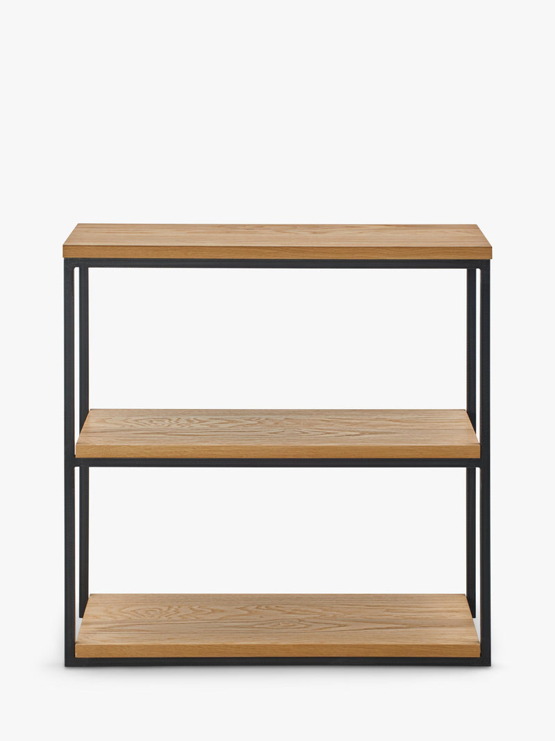 John Lewis Calia oak low shelving unit, UK version