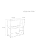 John Lewis Calia oak low shelving unit, UK version