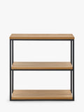 John Lewis Calia oak low shelving unit, UK version