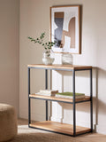 John Lewis Calia oak low shelving unit, UK version