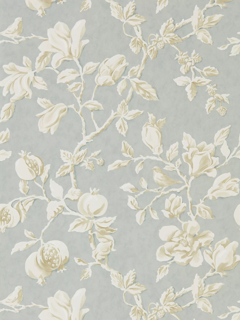 Sanderson Magnolia and Pomegranate Wallpaper (British brand)