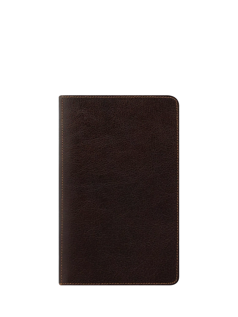 Compact Premium Leather Organiser with Multiple Paper Inserts