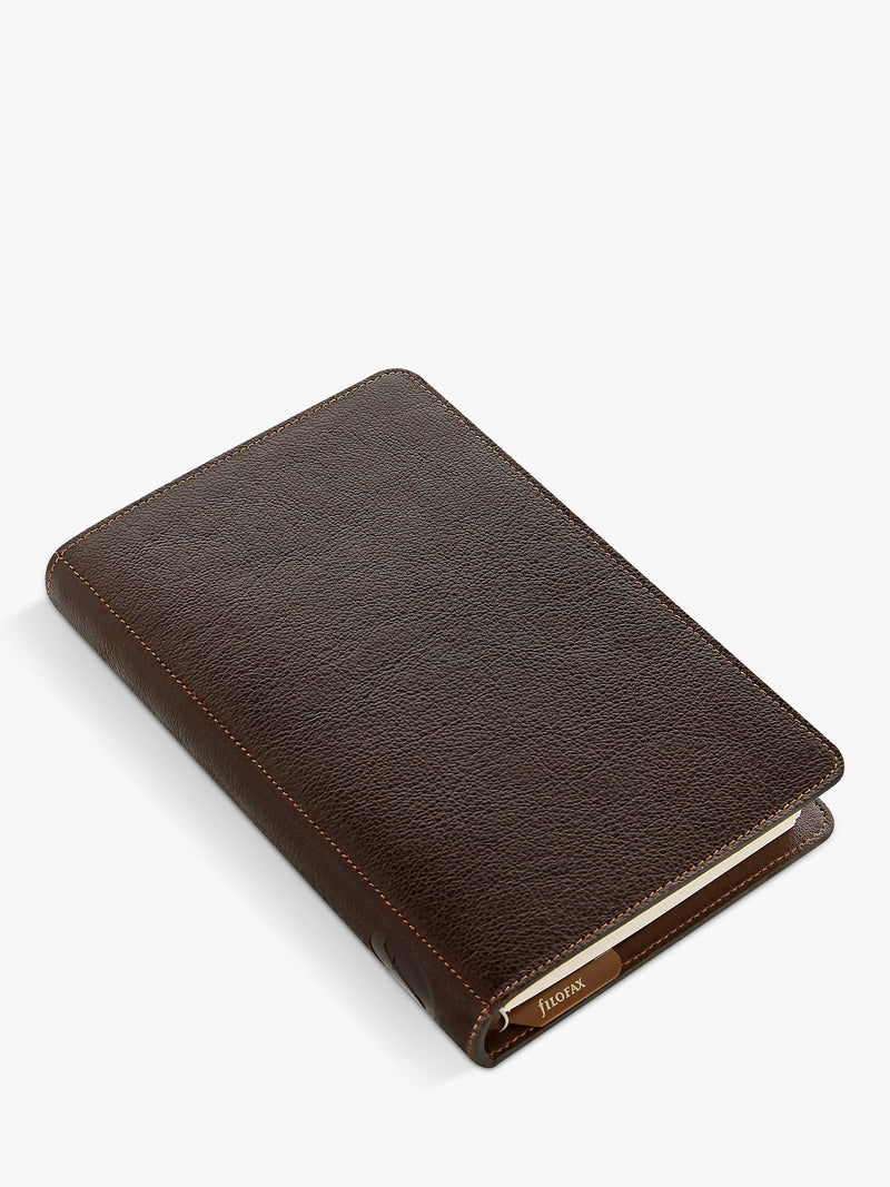 Compact Premium Leather Organiser with Multiple Paper Inserts