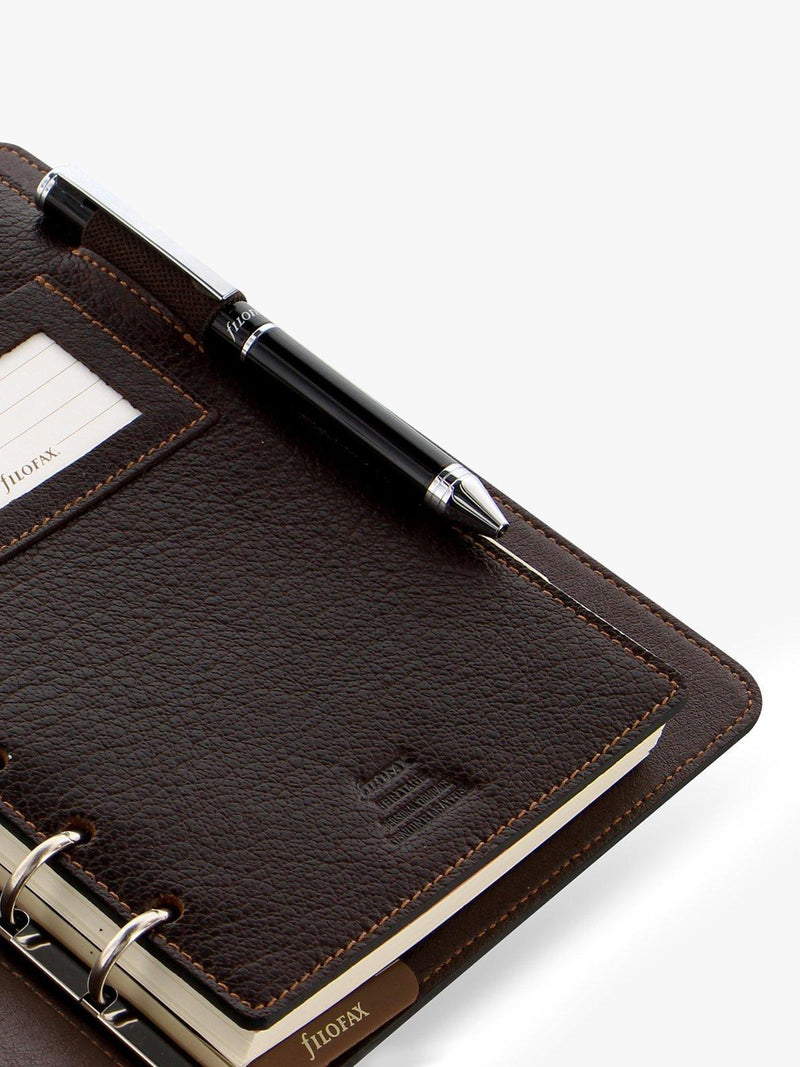 Compact Premium Leather Organiser with Multiple Paper Inserts