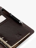Compact Premium Leather Organiser with Multiple Paper Inserts