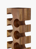 John Lewis mango wood wine rack 12 bottle natural (British brand)