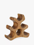 John Lewis wine rack mango wood 6 bottle - British product