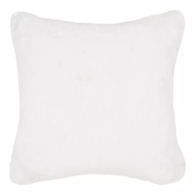 Faux Fur Cushion with Mocha Ombre Effect