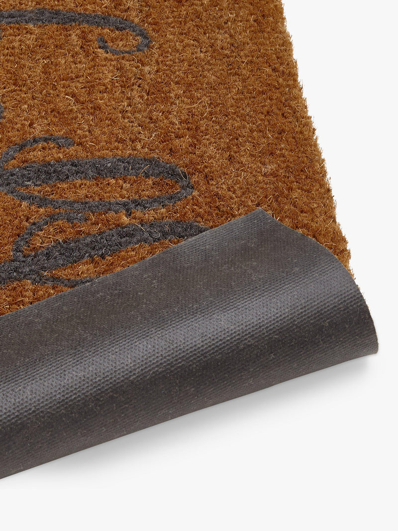 John Lewis Hello door mat natural coir, imported from the UK
