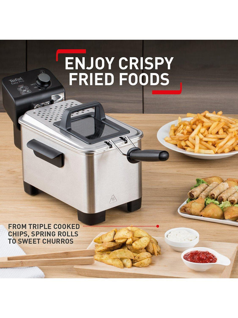 Tefal EasyPro deep fryer 1.2kg capacity French appliance - British product