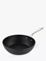 John Lewis Eaziglide Neverstick2 Aluminium Non-Stick Open Wok, 28cm- Buy online at McGrocer