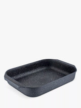 John Lewis Eaziglide Neverstick2 Aluminium Non-Stick Roaster, Black, 4.3L- Buy online at McGrocer