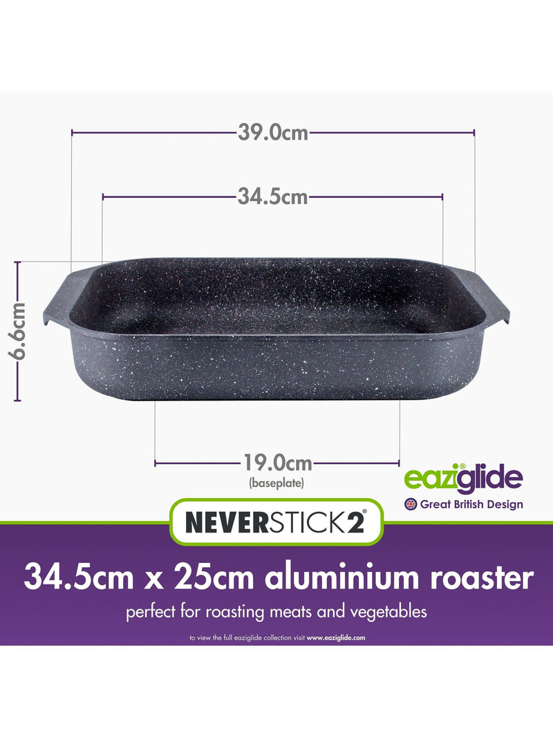 Eaziglide Neverstick2 roaster black 4.3L (British brand)