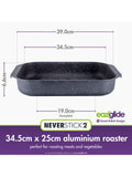 Eaziglide Neverstick2 roaster black 4.3L (British brand)