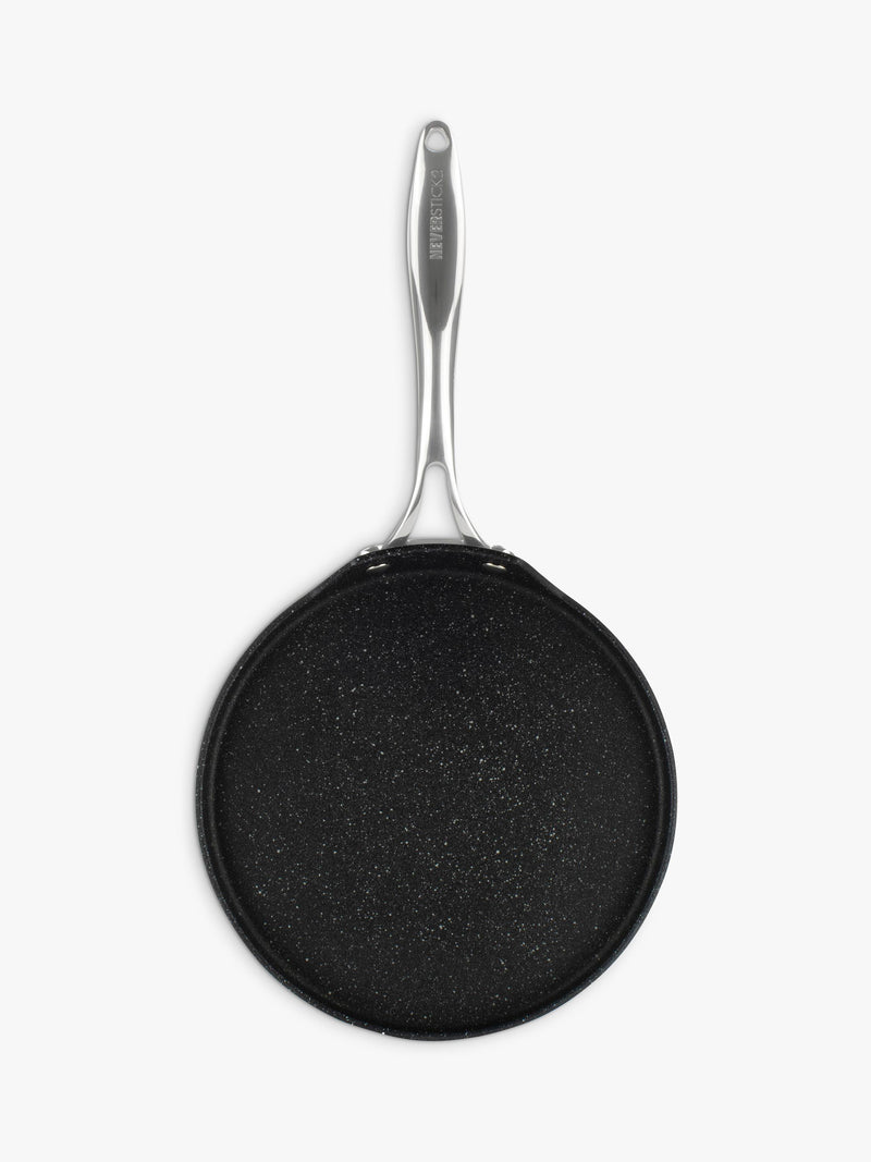 Eaziglide Neverstick2 Aluminum Non-Stick Pancake Pan Black 25cm - British product