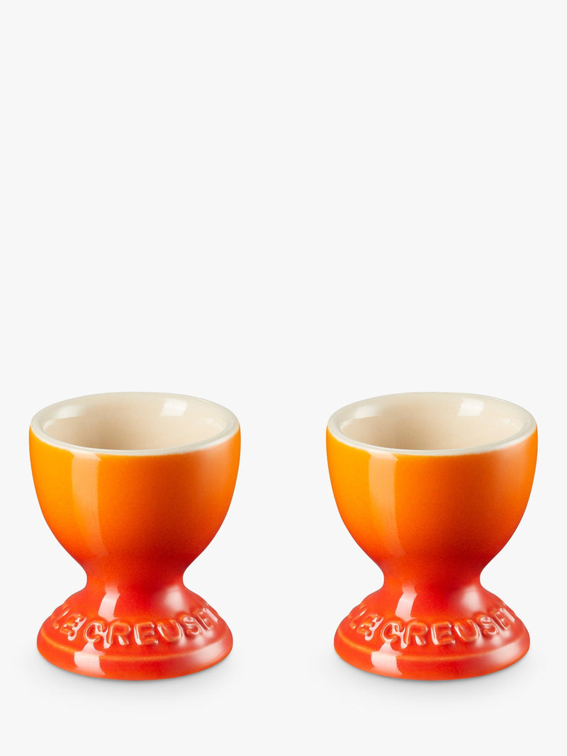 Le Creuset stoneware egg cups set of 2, UK version