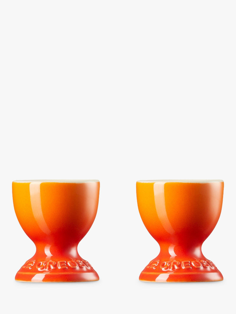Le Creuset stoneware egg cups set of 2, UK version