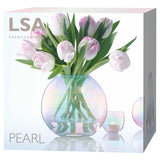 LSA International Pearl Vase 16cm hand-painted glass - British product