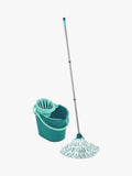 Floor Mop and Bucket Set with Wringer and Washable Viscose Head