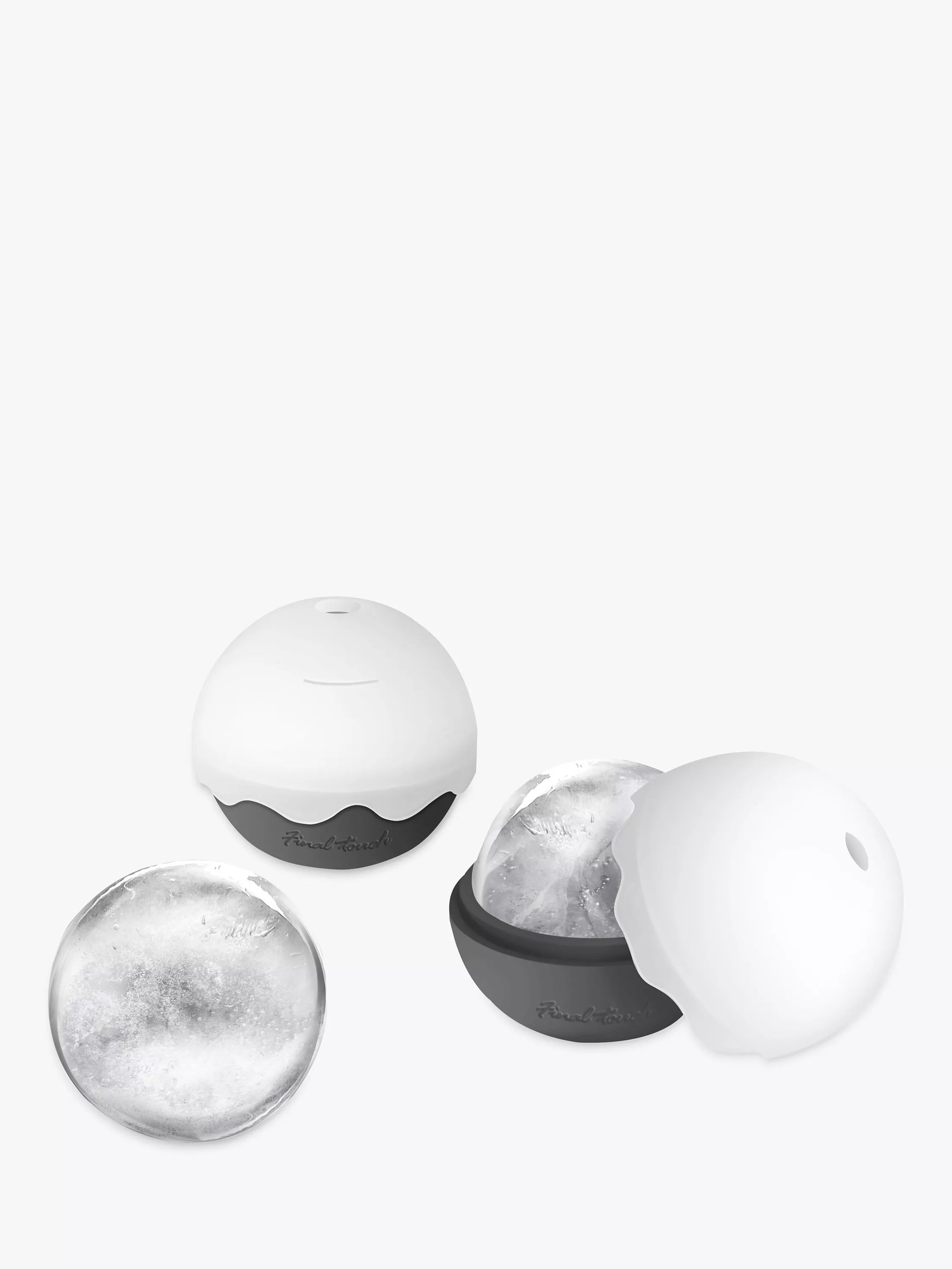 Final Touch Silicone Ice Ball Moulds, Set of 2 - McGrocer