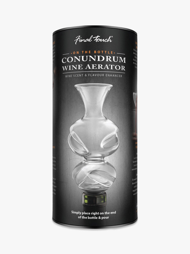 Final Touch Conundrum wine aerator - British product