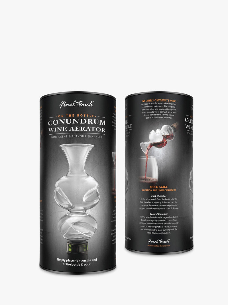Final Touch Conundrum wine aerator - British product