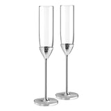Vera Wang silver plated flutes set, imported from the UK